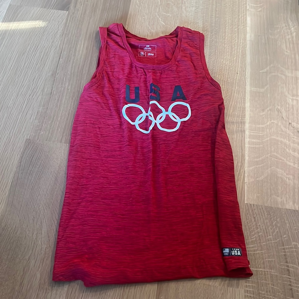Olympic Team USA red tank Size M